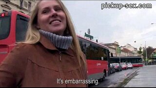 Eurobabe Zuzana ล่อนนอนกับผู้ชายกับคนแปลกหน้าสำหรับเงินบางส่วน