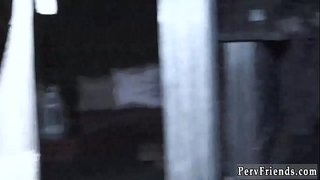 Навраси дар шоке аз муаллимон Аспена Романоффа ва Моники Асис ва Мэрилин Особняк мастурбирует кӯмаки