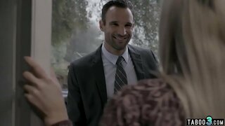 Dojrzała żona z dużym biustem prosi kolegę męża